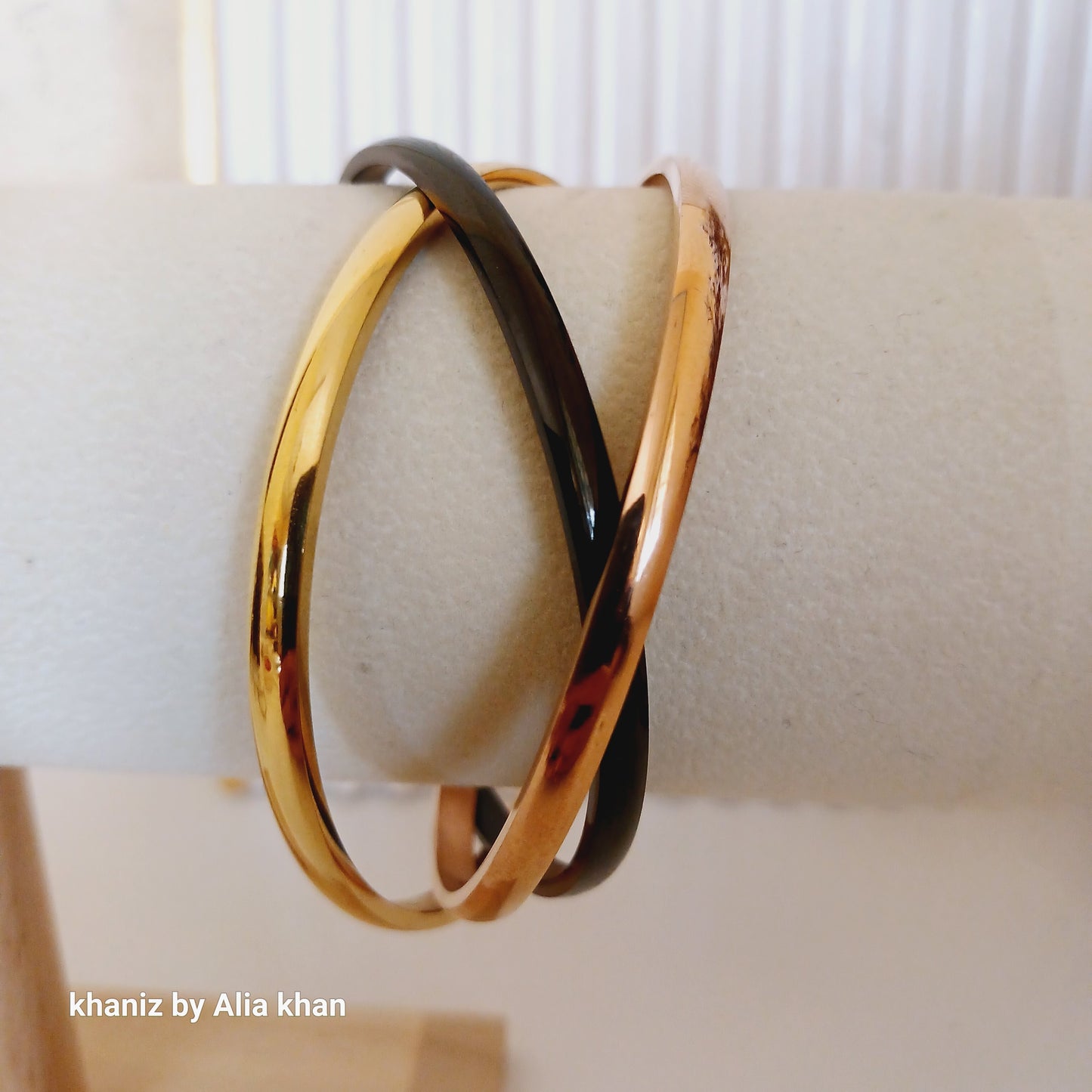 Clutter Triple Tone Bangles
