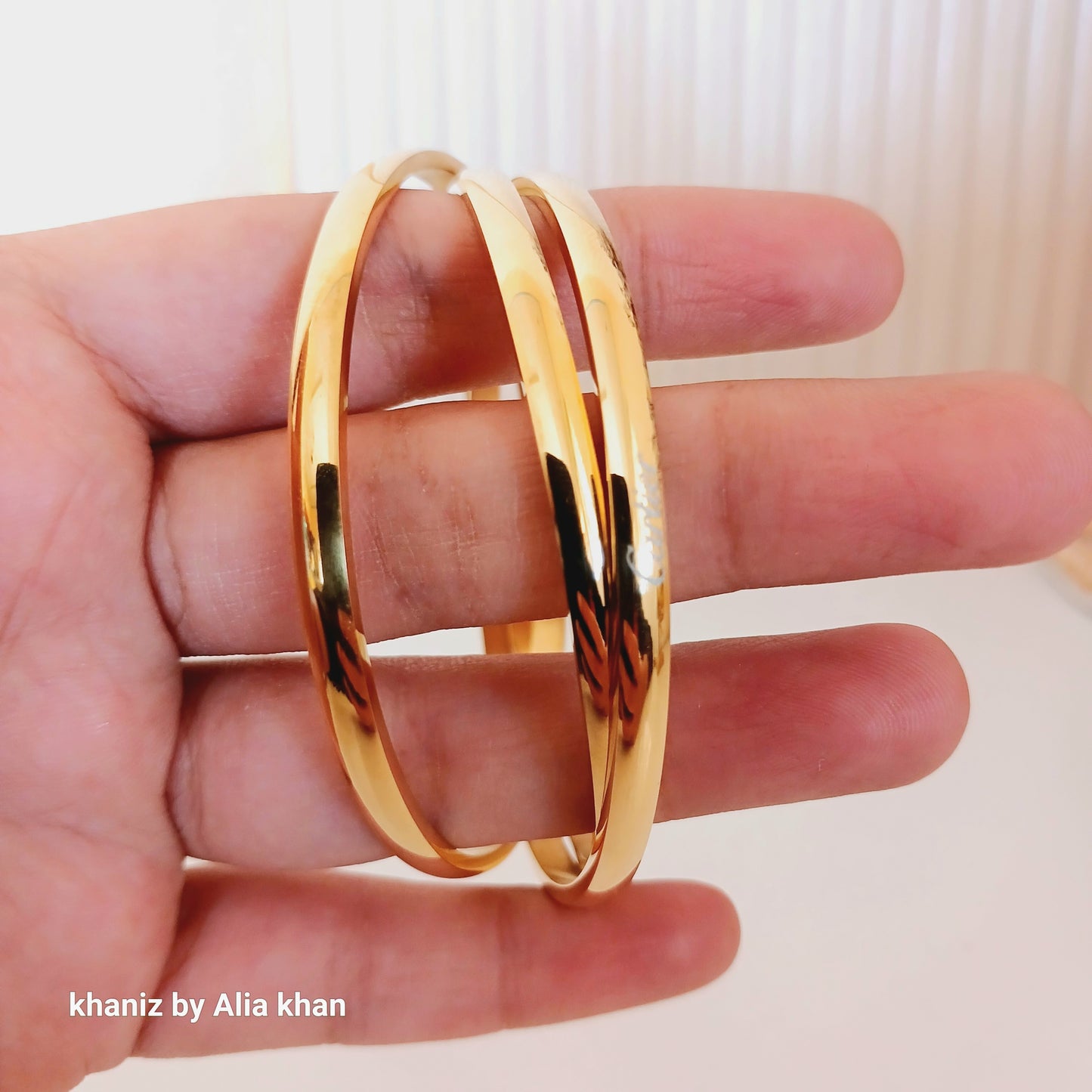 Clutter Golden Bangles
