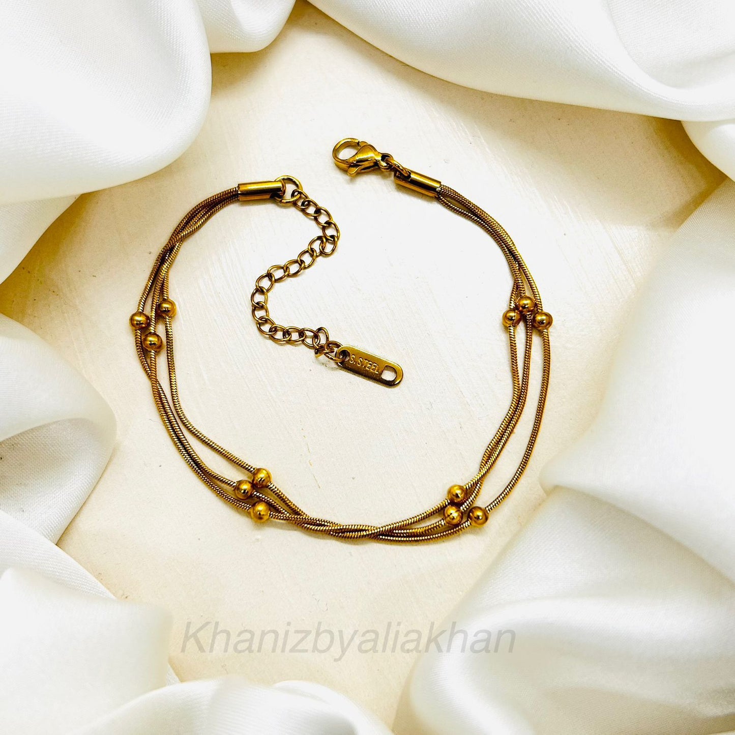 Beaded Trinity Bracelet