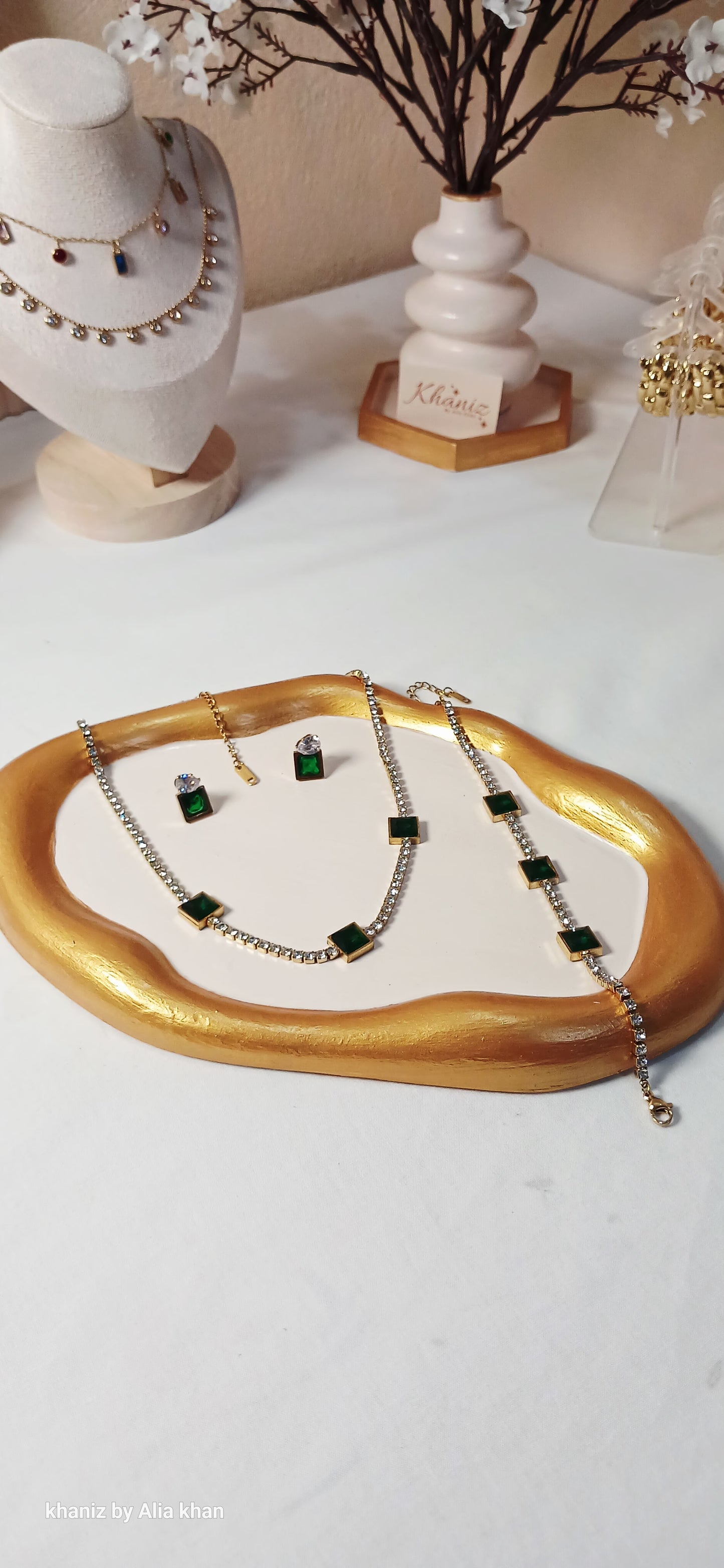 Emerald Ice Tennis Set