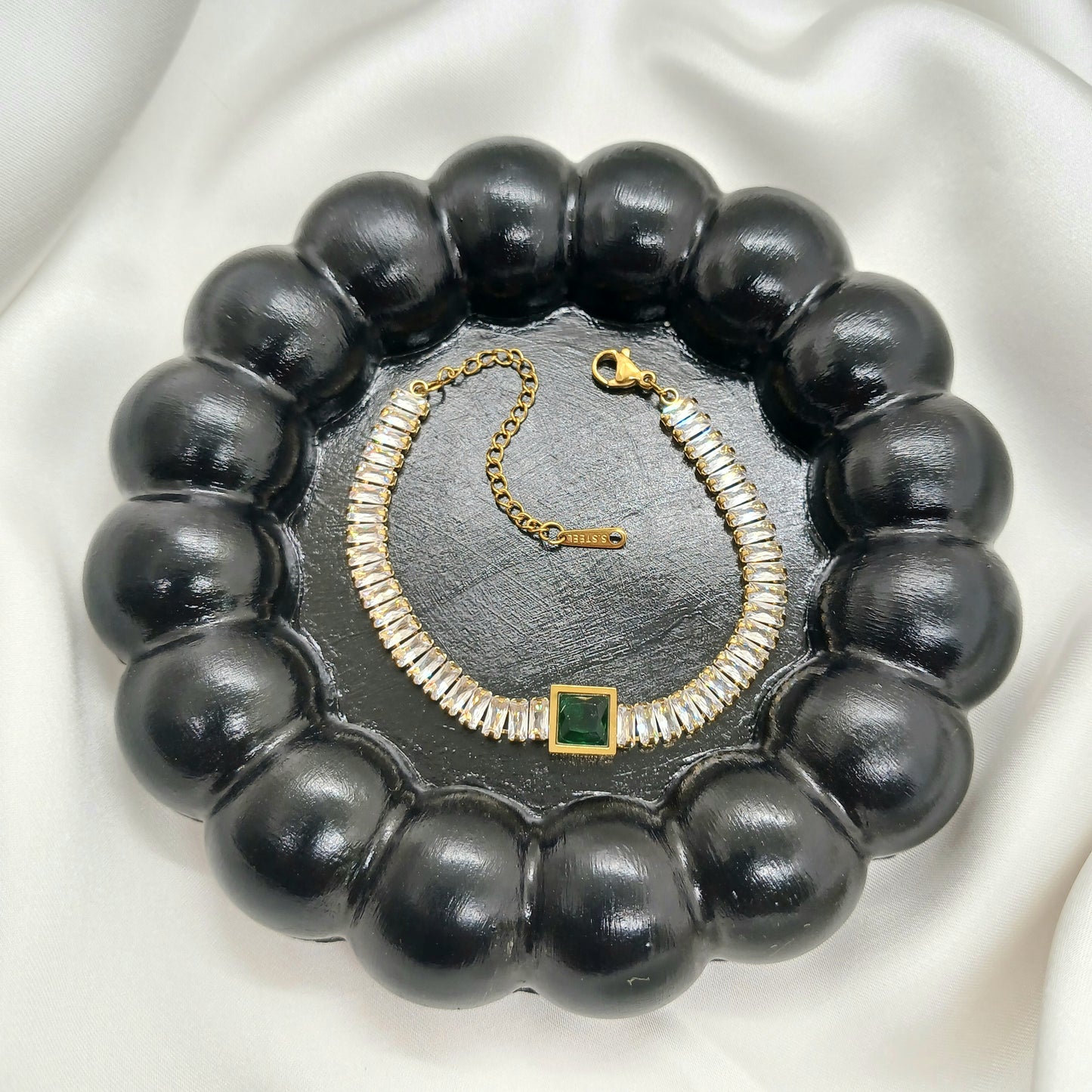 Emerald Ice Tennis Bracelet