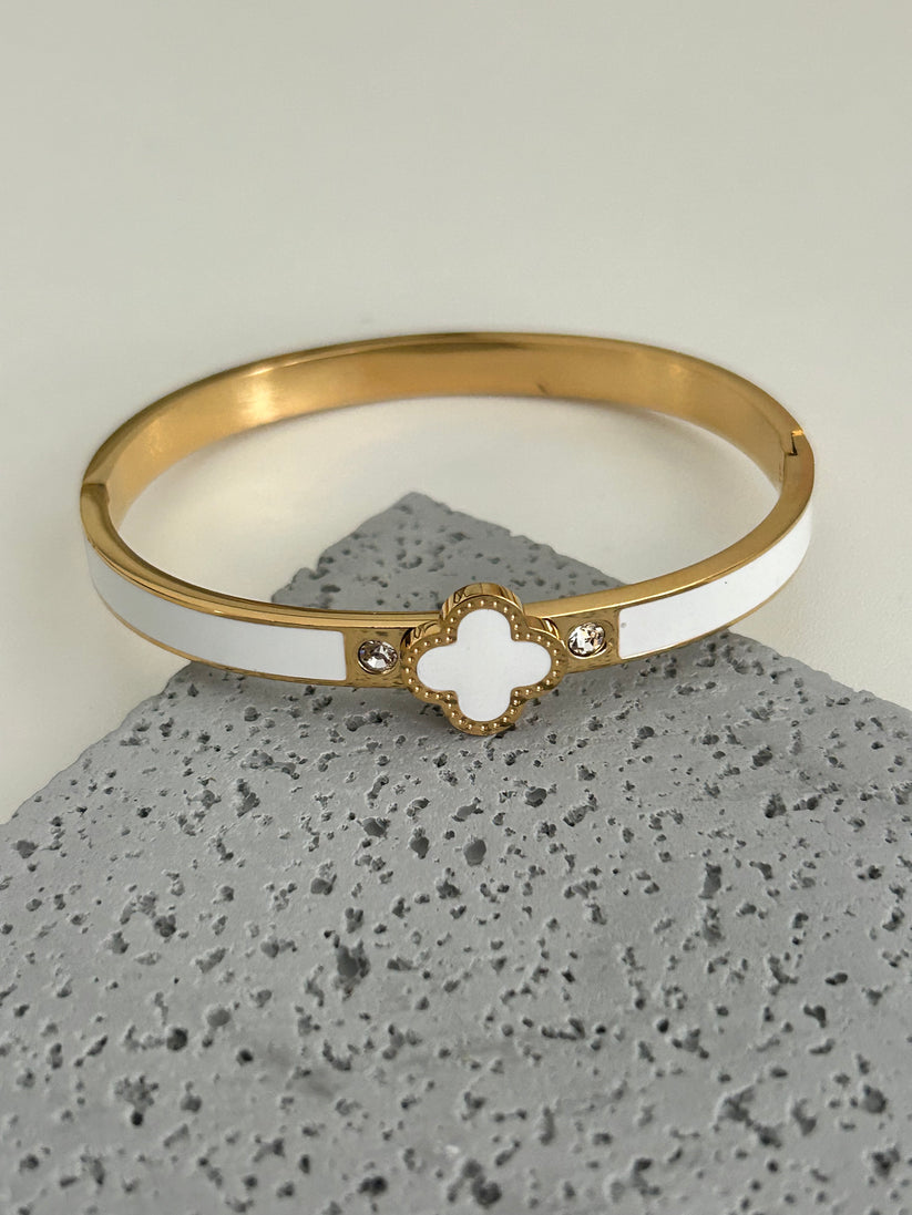 White Clover Stone Handcuff