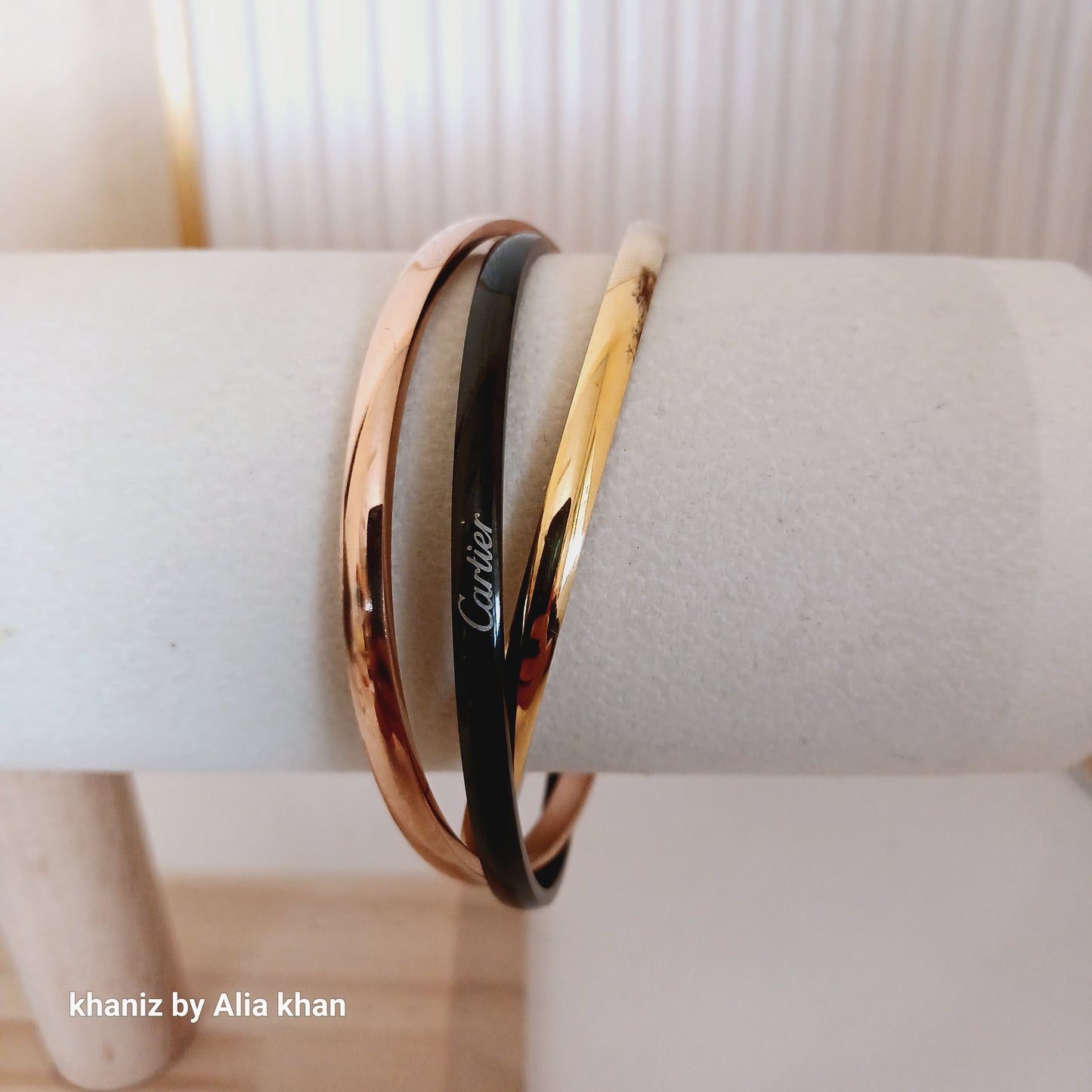 Clutter Triple Tone Bangles