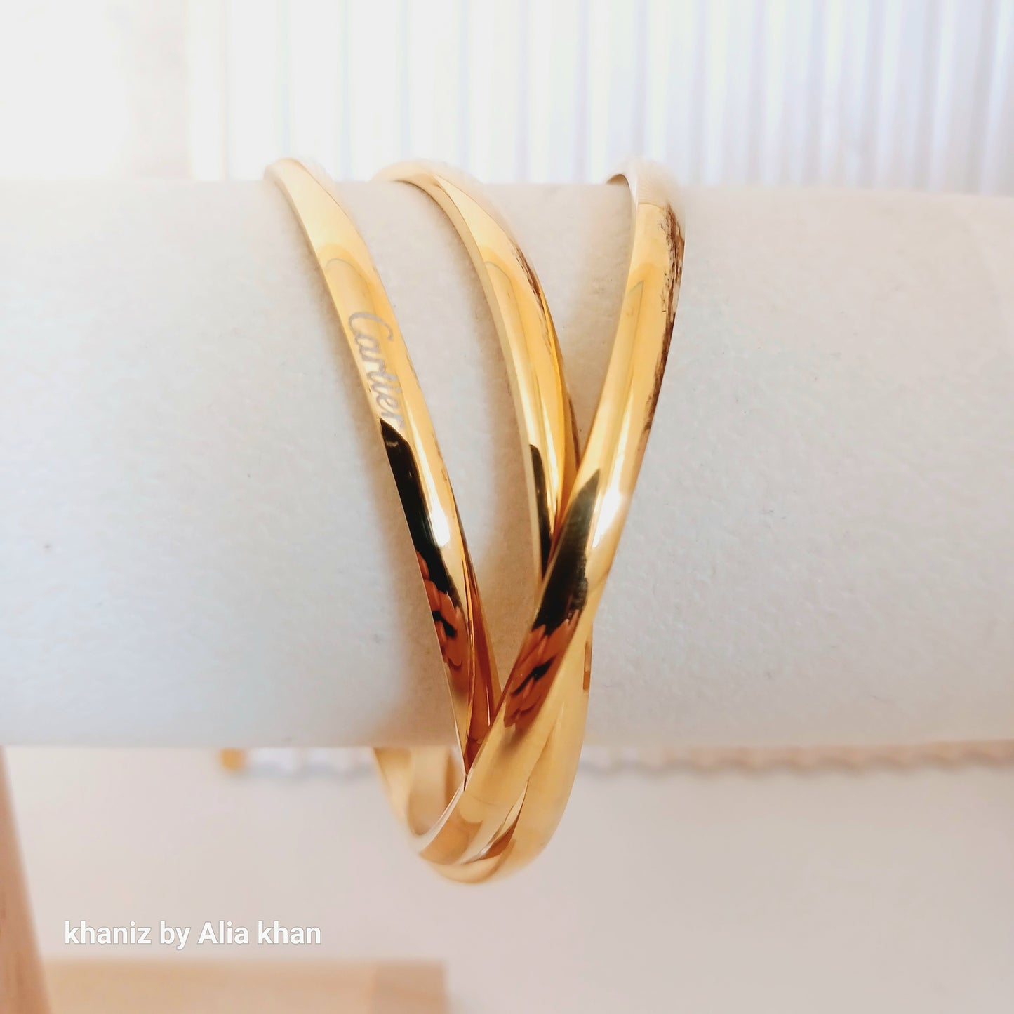 Clutter Golden Bangles