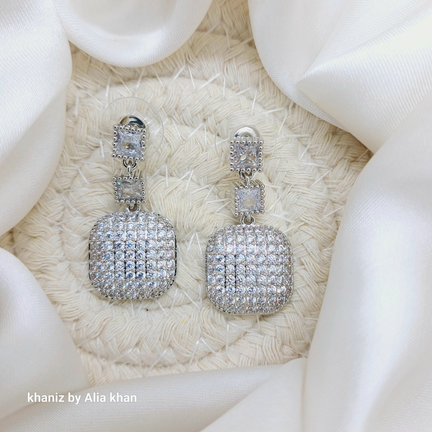 Deco Delight Earrings Silver