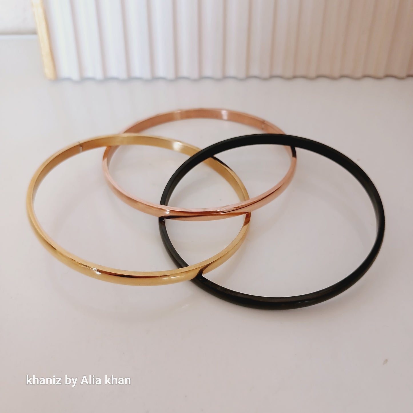 Clutter Triple Tone Bangles