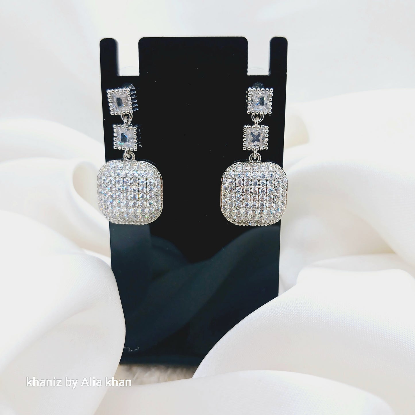 Deco Delight Earrings Silver