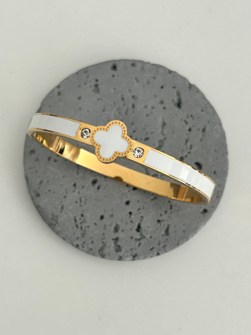 White Clover Stone Handcuff