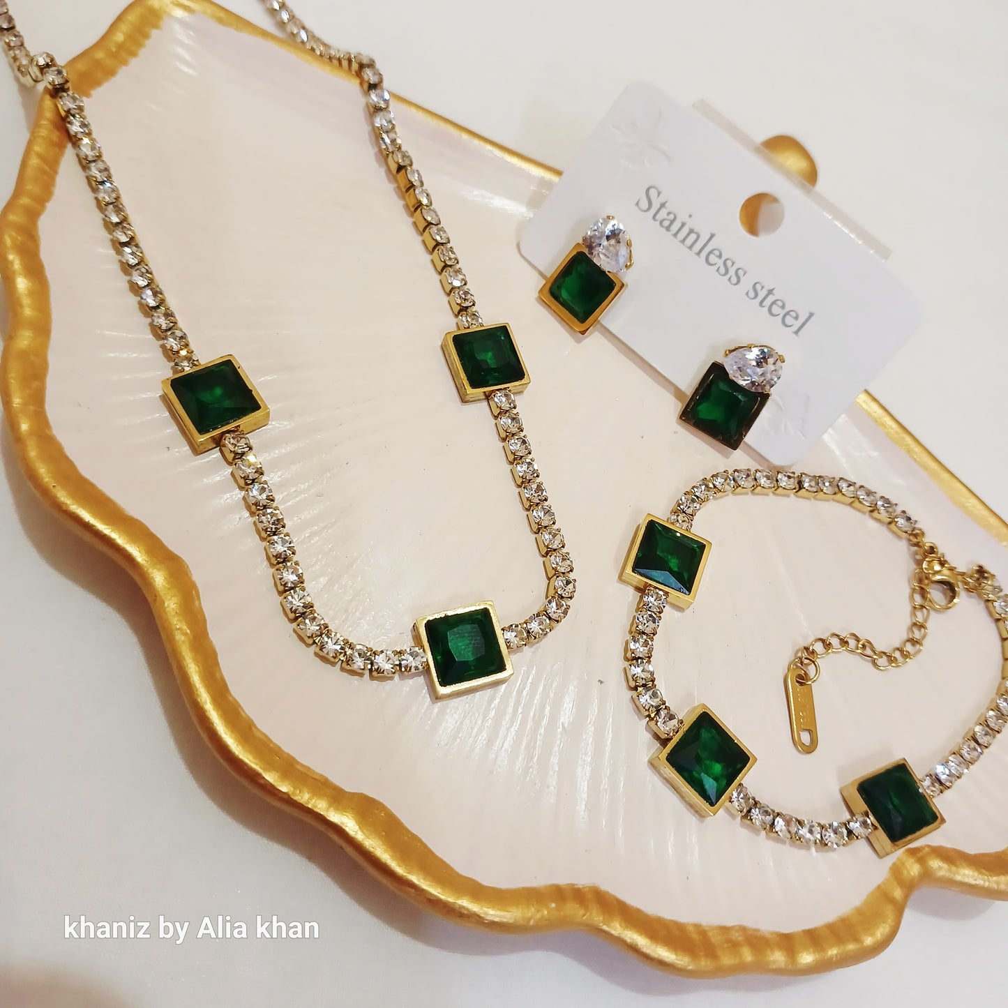 Emerald Ice Tennis Set