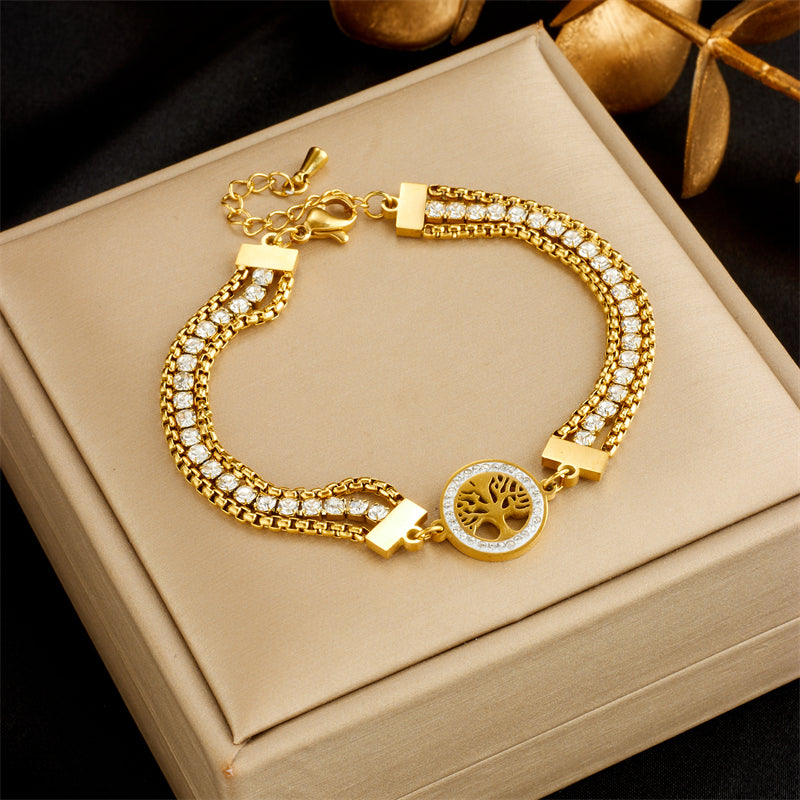Crystal Tree Bracelet