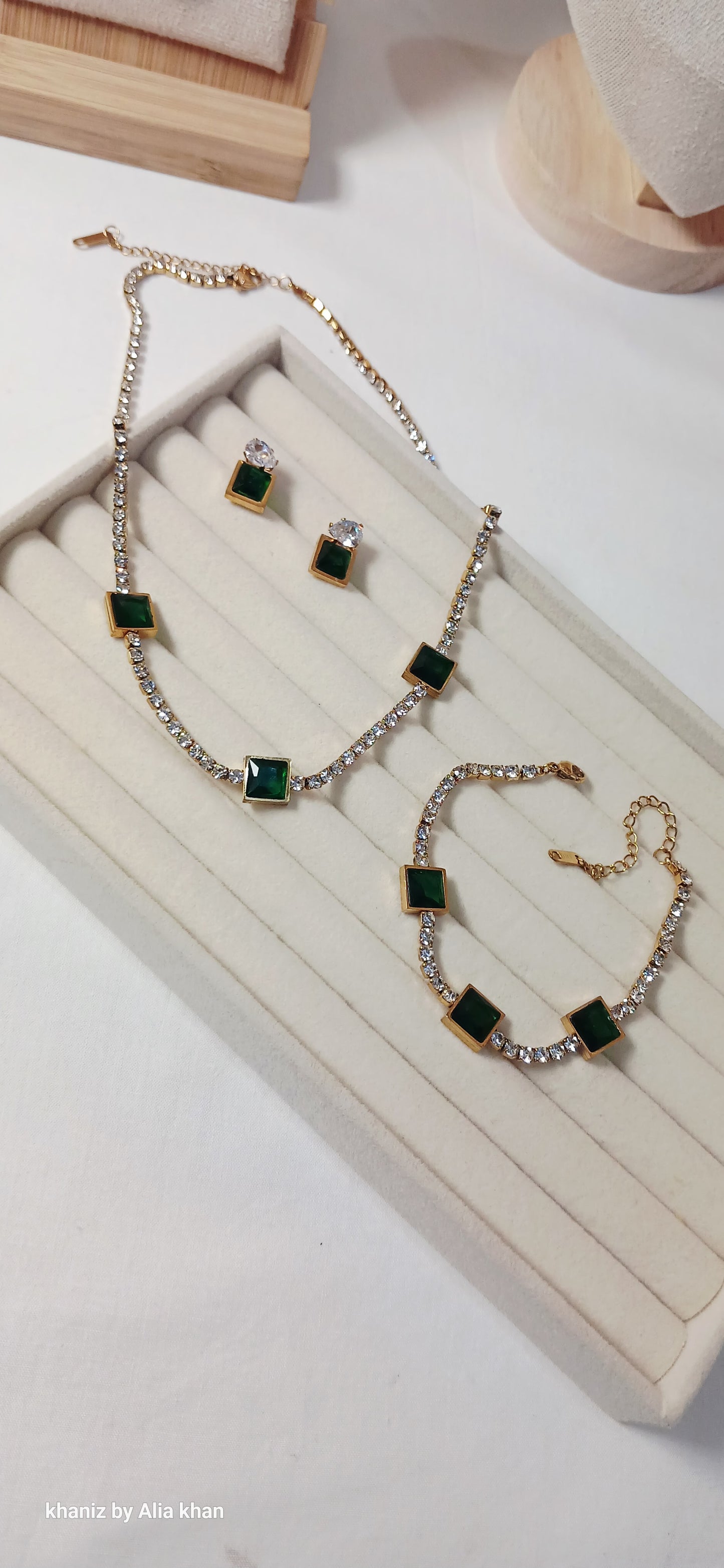 Emerald Ice Tennis Set