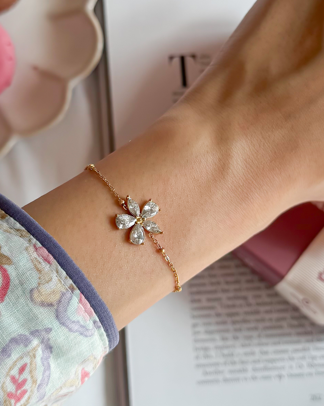 Crystal Blossom Bracelet