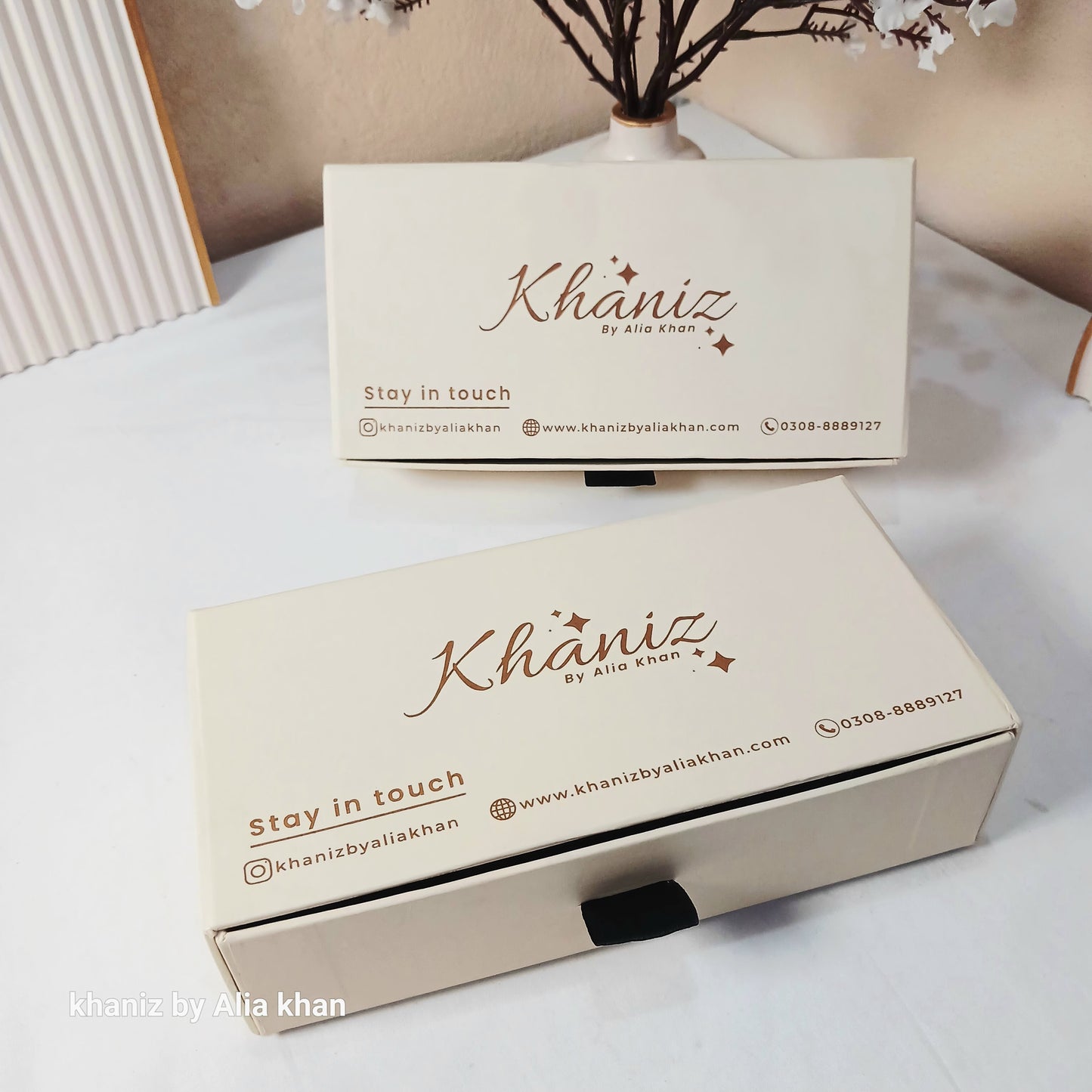 Premium Khaniz Slide Box