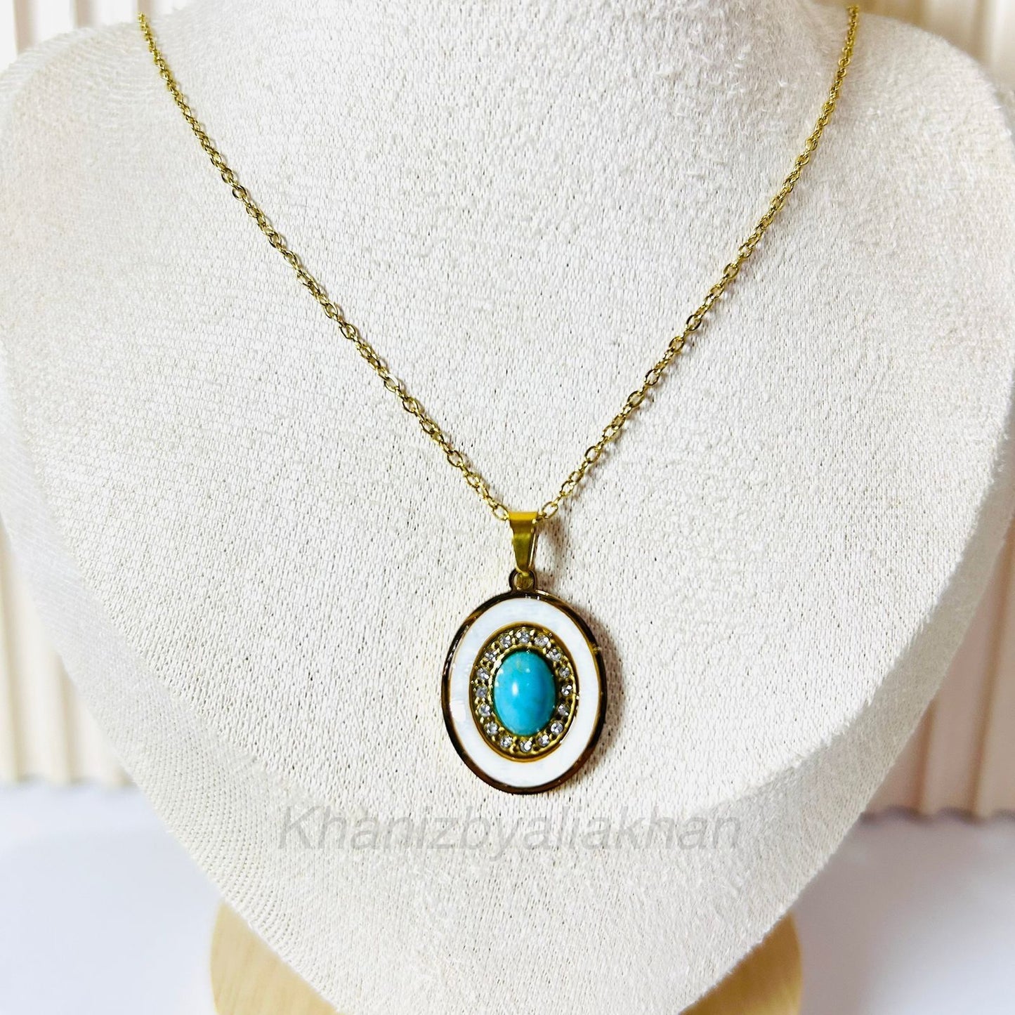 Aqua Aura Pendant