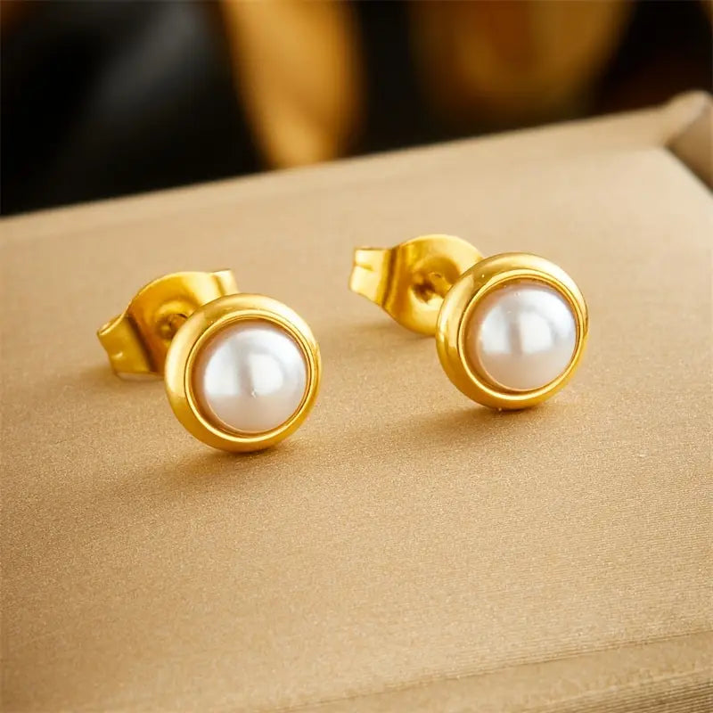 Dainty Pearl Earrings
