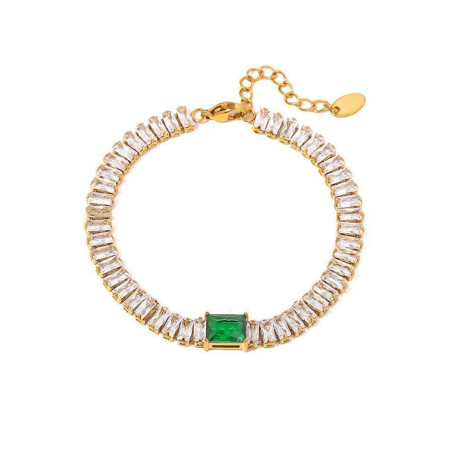 Emerald Ice Tennis Bracelet