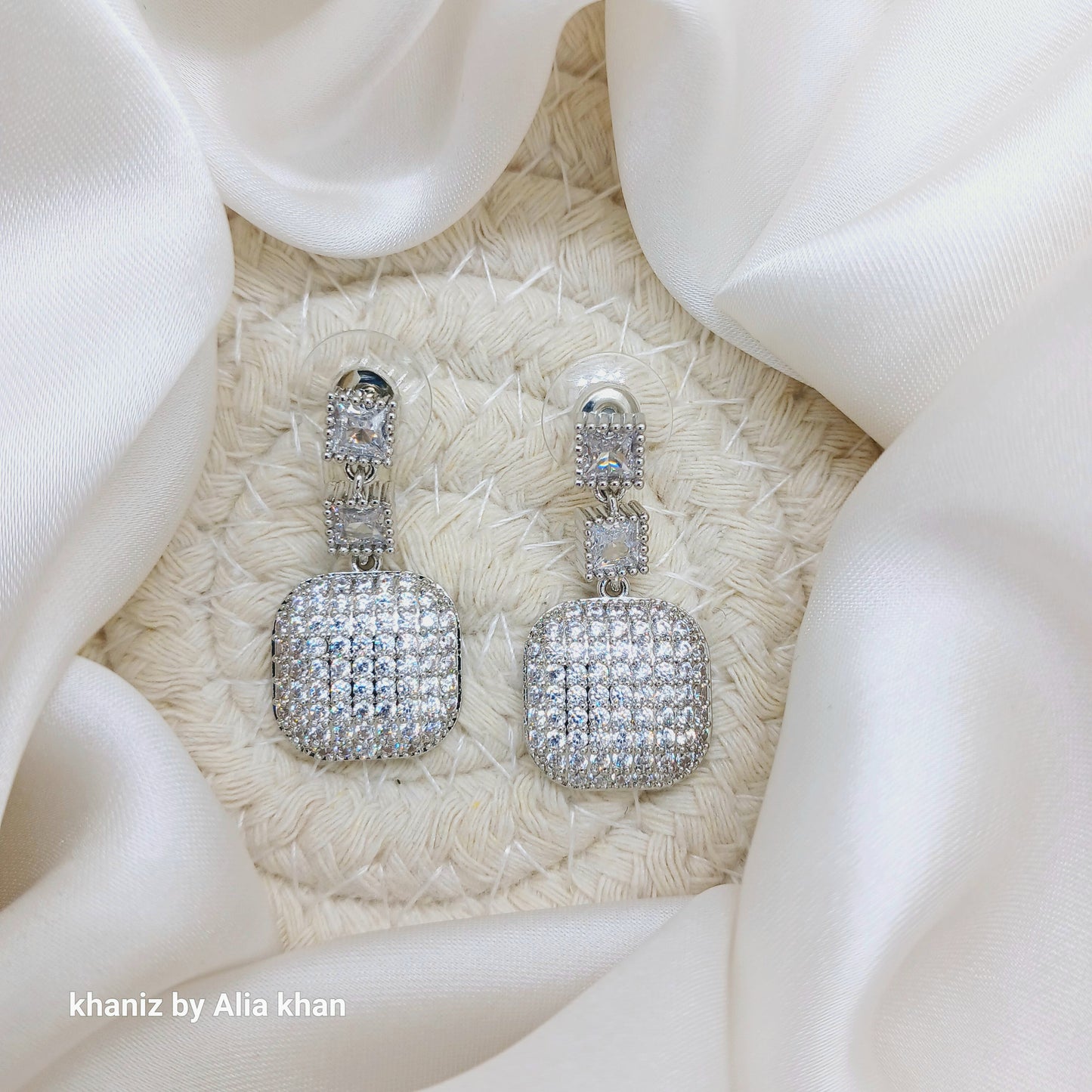 Deco Delight Earrings Silver