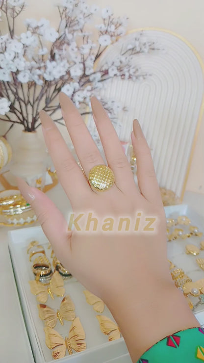 Textured Dome Adjustable Ring