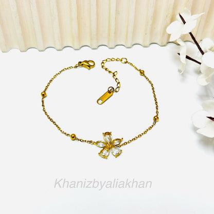 Crystal Blossom Bracelet