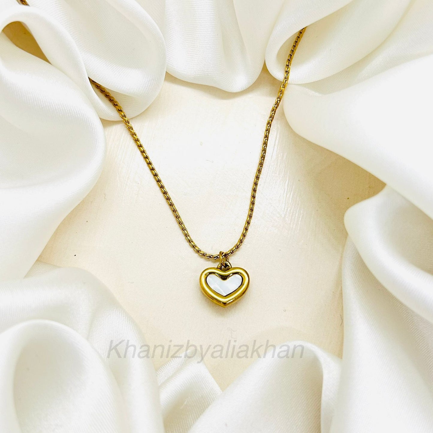White Heart Pendant