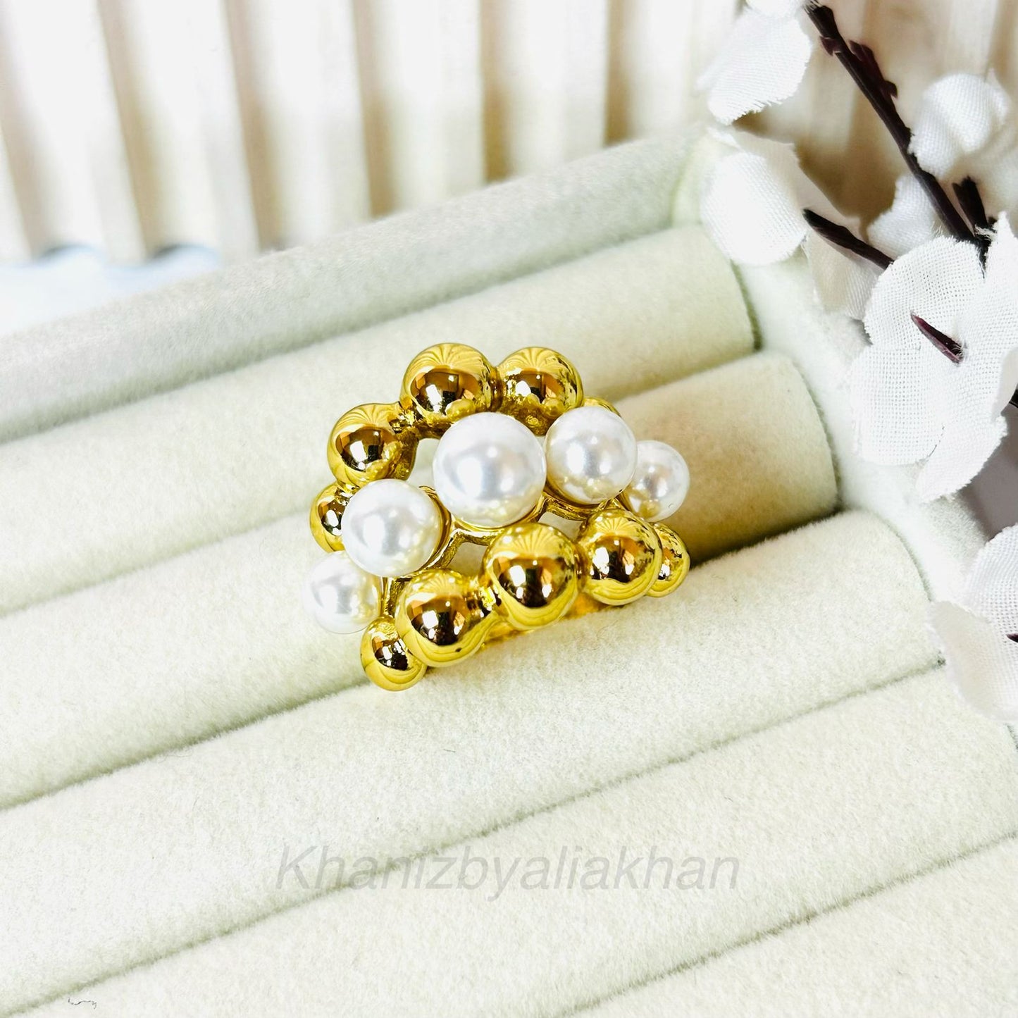 Bubble Pearl Ring