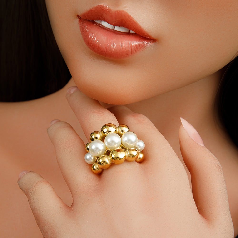 Bubble Pearl Ring