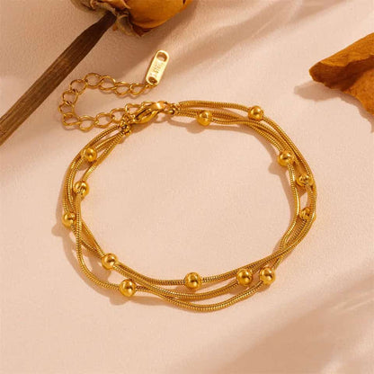 Beaded Trinity Bracelet