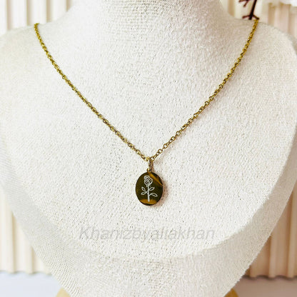 Golden Bloom Pendant