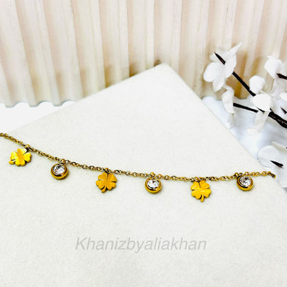Luxe Bloom Charm Bracelet
