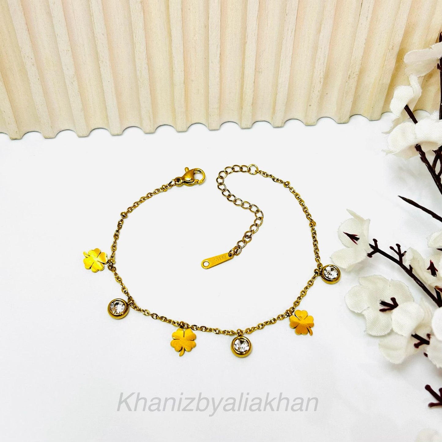 Luxe Bloom Charm Bracelet