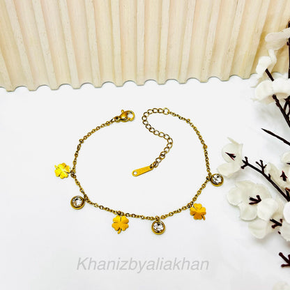 Luxe Bloom Charm Bracelet