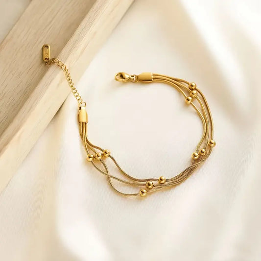 Beaded Trinity Bracelet