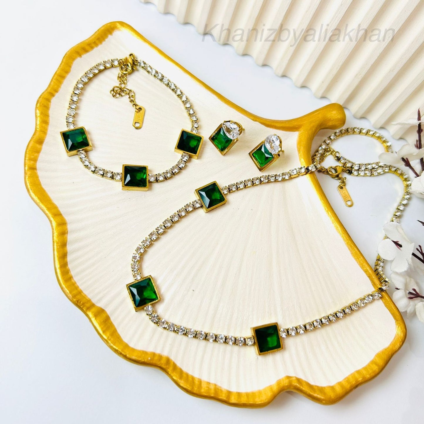 Emerald Ice Tennis Set