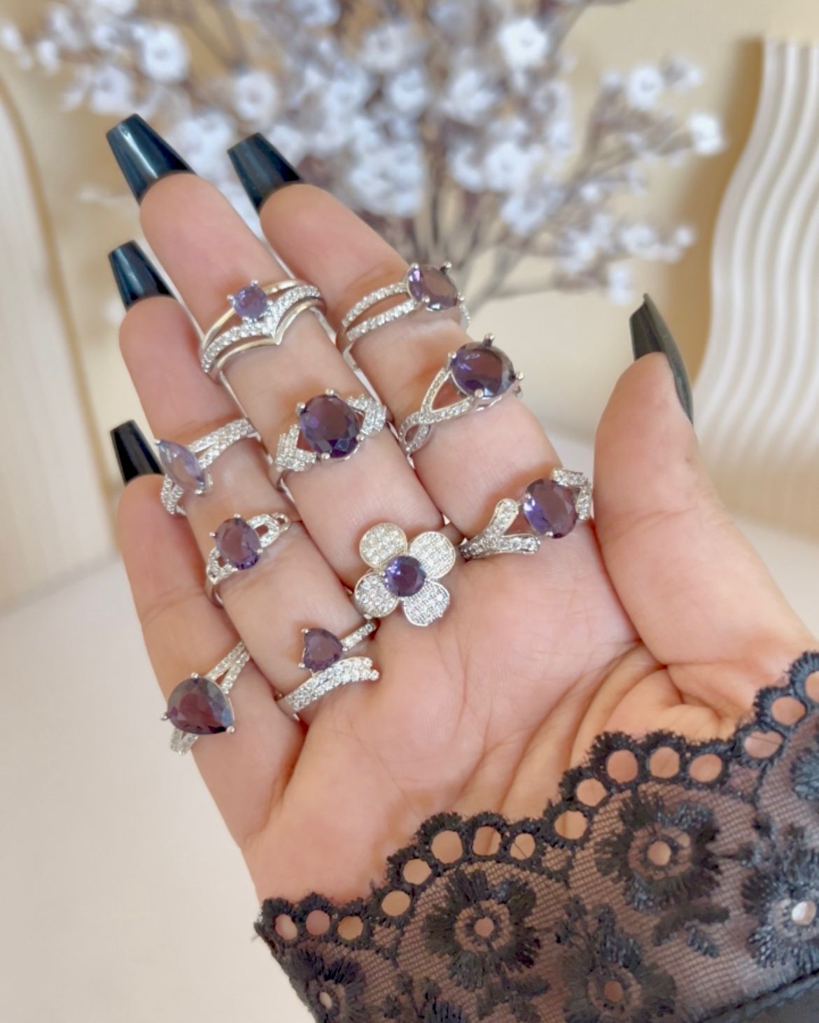 Zircon 925 Rings