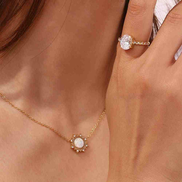 Luminous Opal Pendant