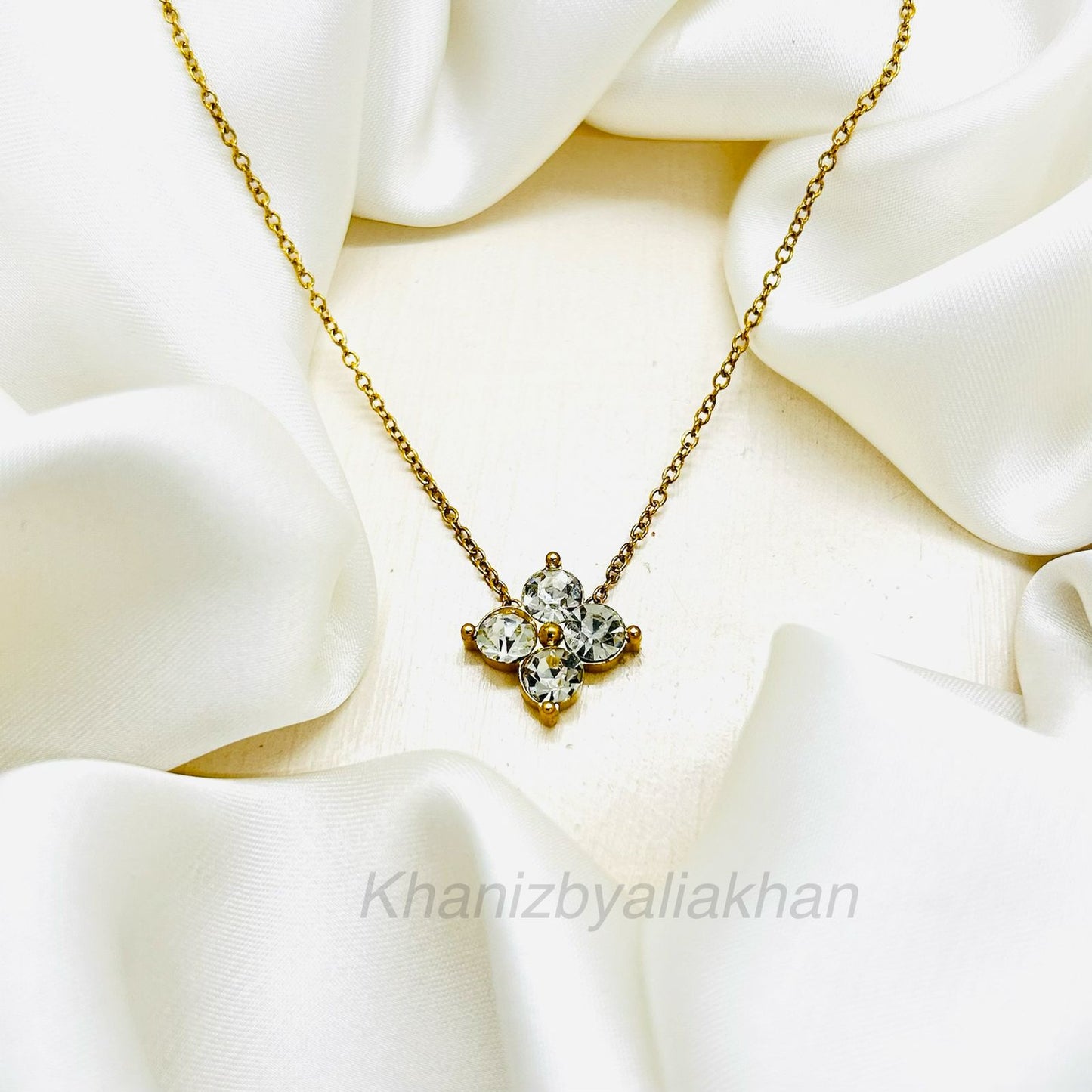 Crystal Clover Pendant