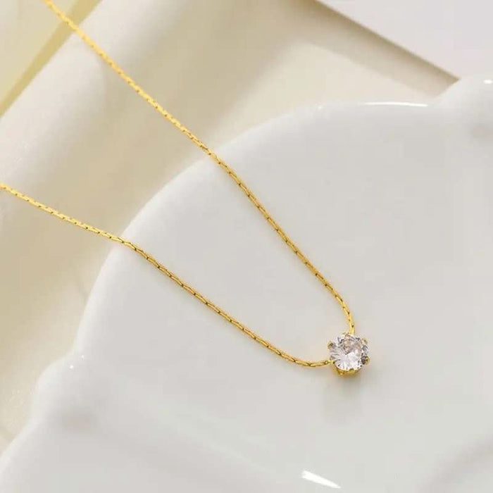 Dainty Crystal Pendant