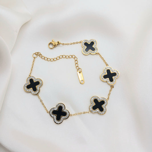 5 clover glamours bracelet