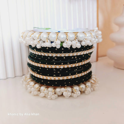 Pearl Gajra Bangles [2.6 size]
