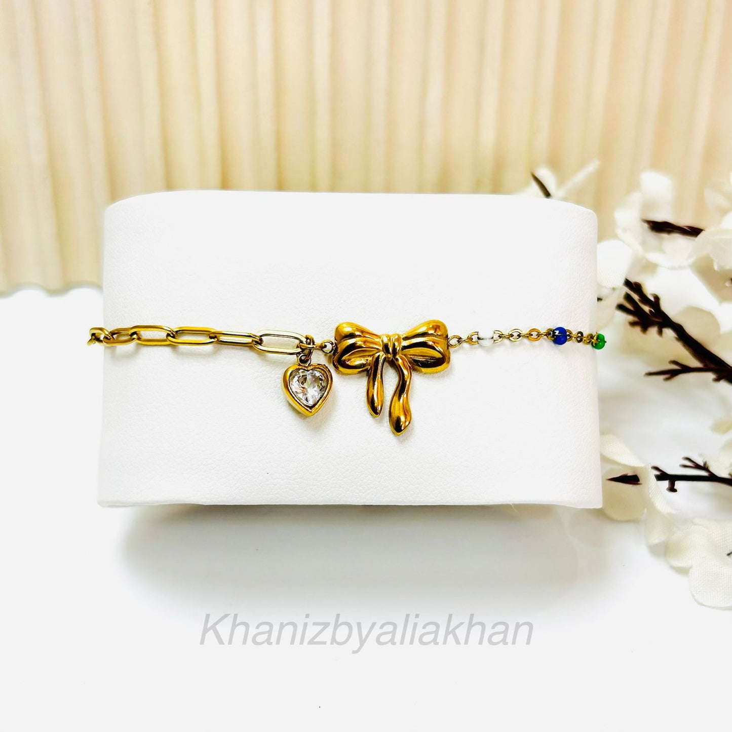 Flower Charm Bracelet