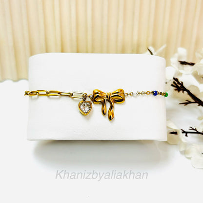 Flower Charm Bracelet