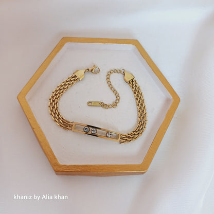 Trio Bar Bracelet
