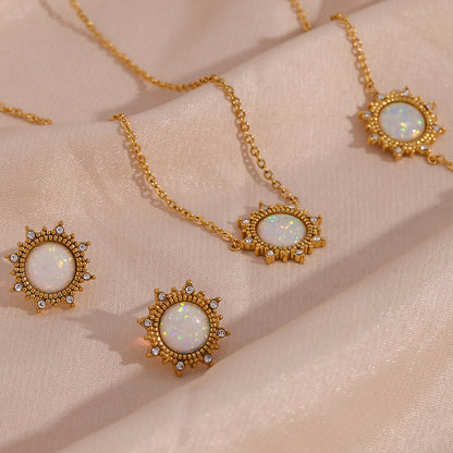 Luminous Opal Pendant
