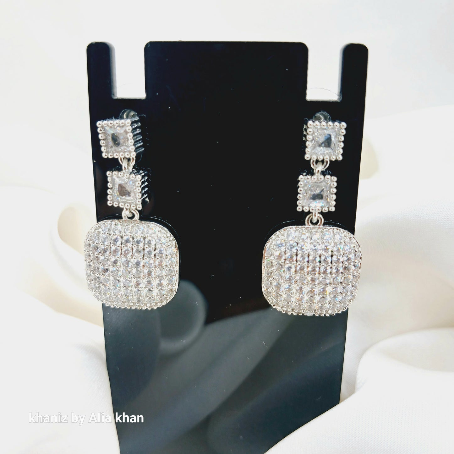 Deco Delight Earrings Silver