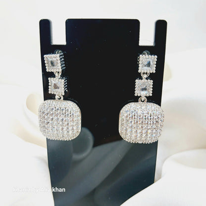 Deco Delight Earrings Silver
