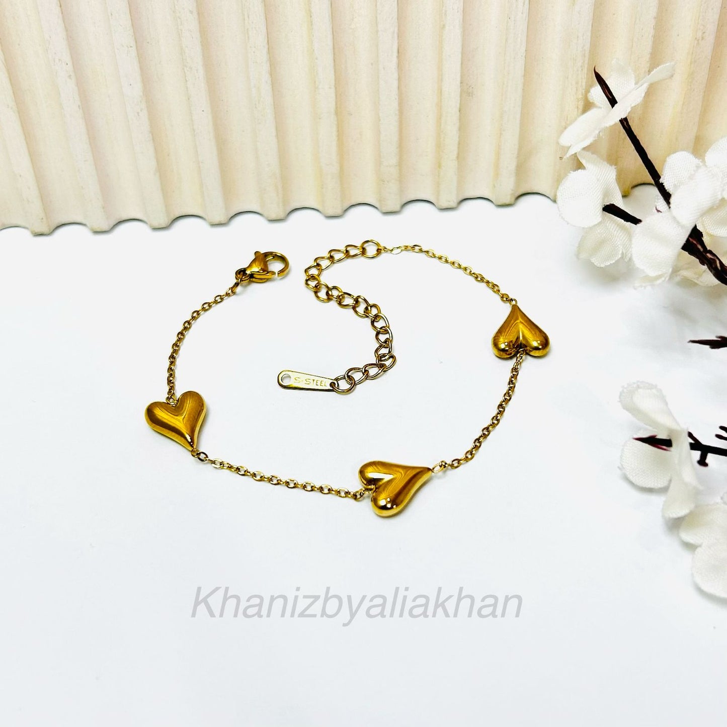 Triple Heart Bracelet