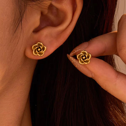 Vintage Rose Earrings