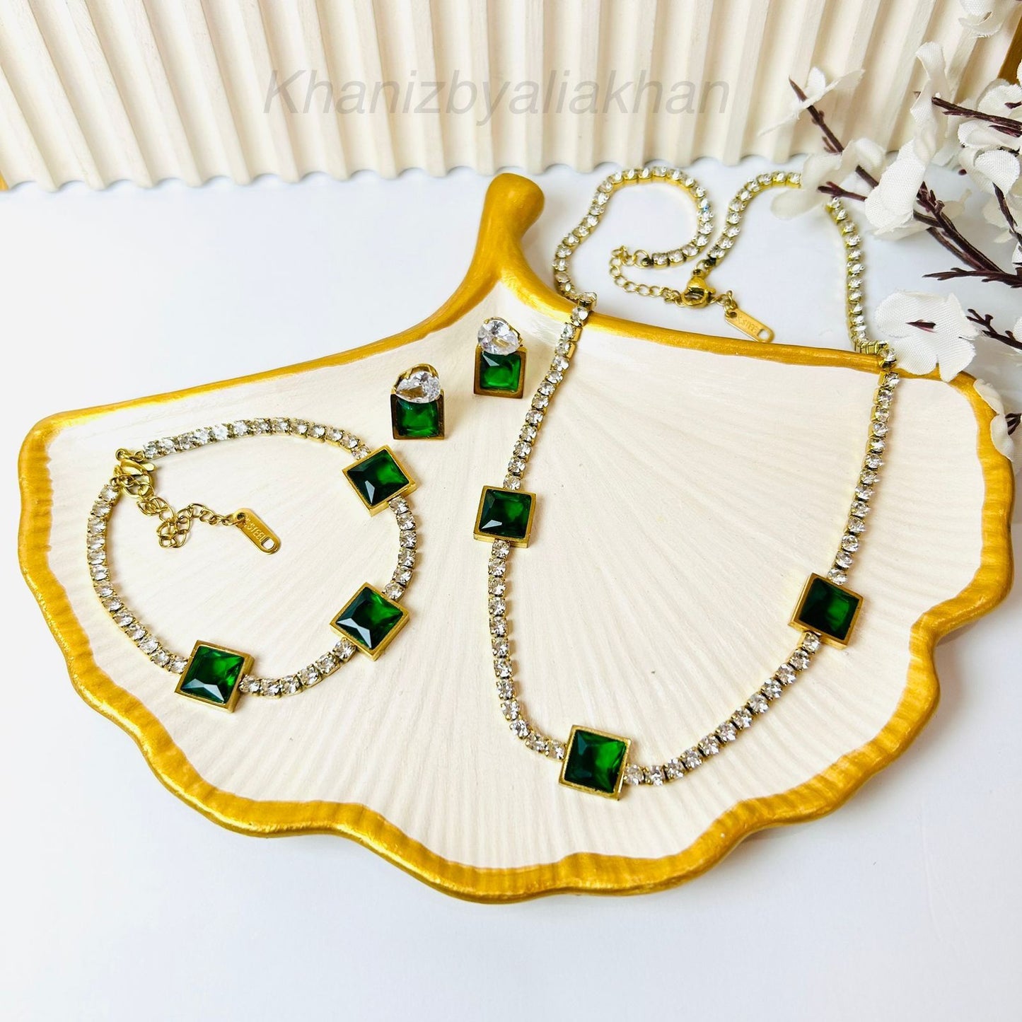 Emerald Ice Tennis Set