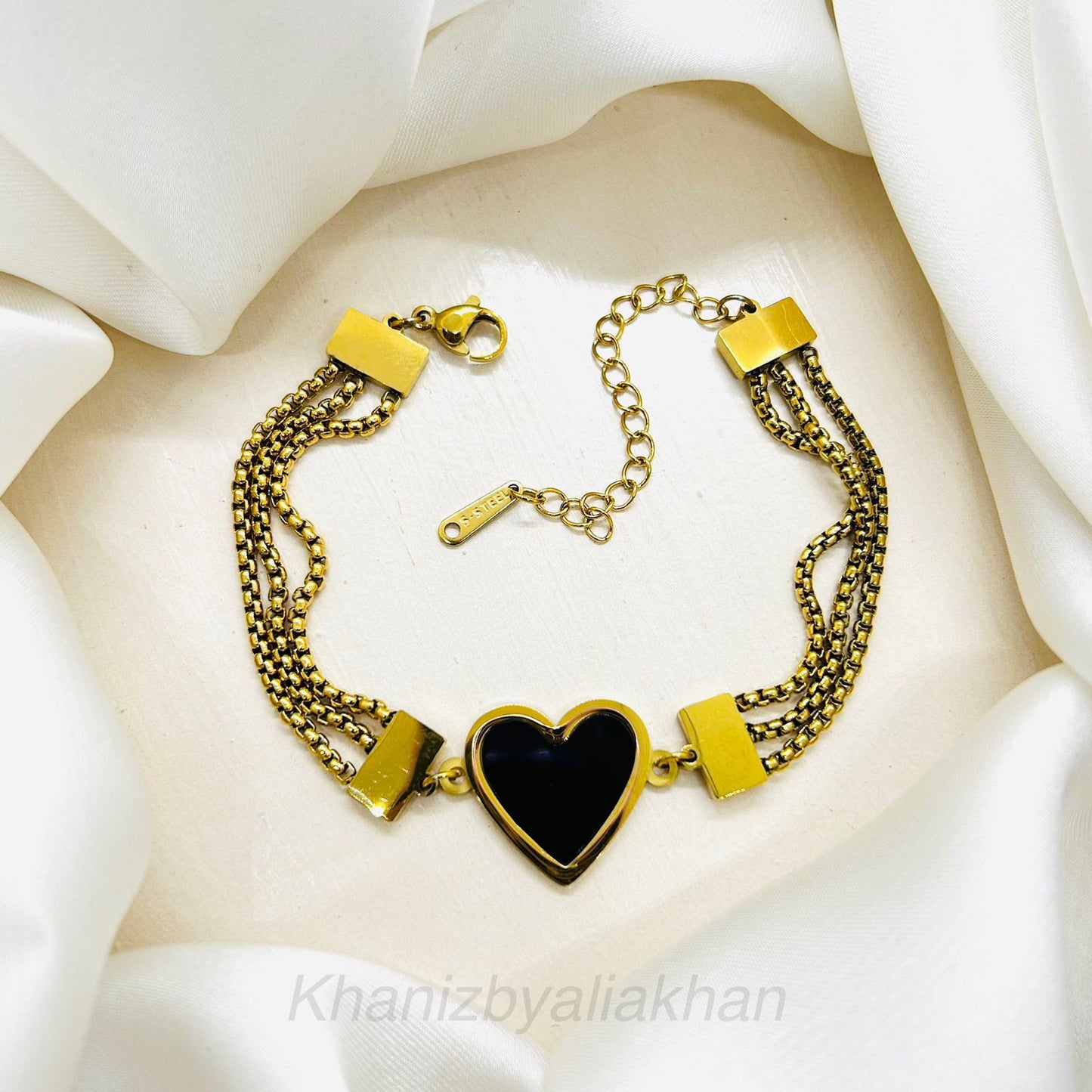 Heart Triple Layer Bracelet