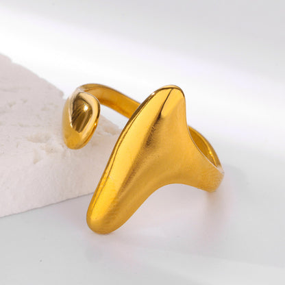 Uneven Gold Ring